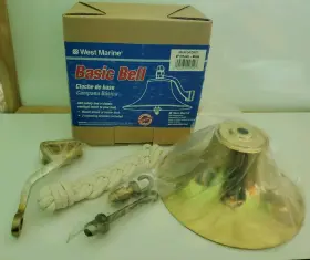 5475561 West Marine Brass Bell 6 Inch Nib Boat Farm Home Shop