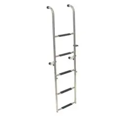 12868626 West Marine 7145sn Removable Folding 52 Inch 5-step Transom Ladder
