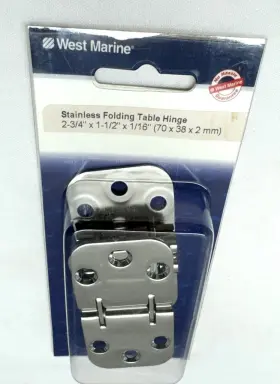 H23-0157-1w West Marine Stainless Steel Flush Mount Folding Table Hinge 7220270