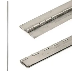1034248 Western Metals Pn Tracker Boat Piano Hinge 2 X 72 Inch 16 Gauge Aluminum