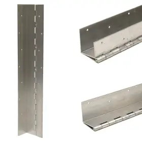 1104576 Western Metals Pn Boat Marine Offset Hinge Aluminum 24 X 4 2 1/2 Inch