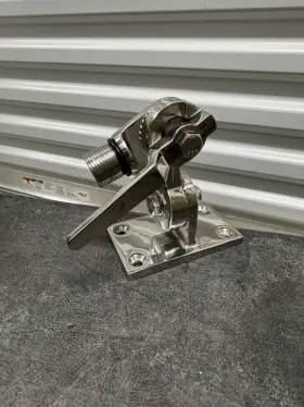 6520s White Water Marine Hardware 316 Ss Cast Heavy Duty 4-way Ratchet Mount