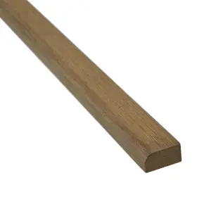 60854 Whitecap Small Stop Molding 3/8 Inch H X 3/4w 5ft Length