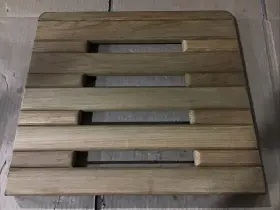 60918c Whitecap Teak Swim Platform Open Package / Cracked