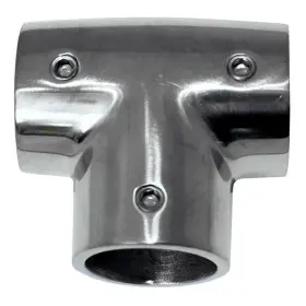 6143c Whitecap - 90 Stainless Steel Rail Tee Fitting For 1 Inch O.d. Tube