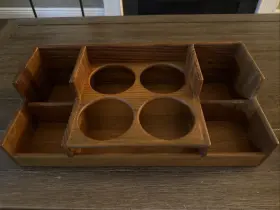 62550c Whitecap Teak Bar Rack