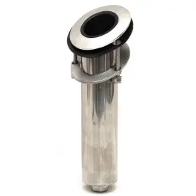 6271 Whitecap Stainless Steel 30 Degree Rod Holder Flush Mount Marine Boat
