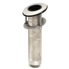 6272 Whitecap Stainless Steel 15 Degree Rod Holder Flush Mount Marine Boat