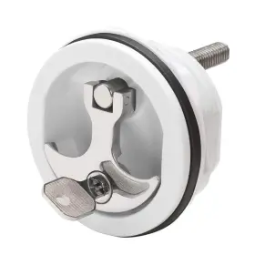 Whitecap 725060141530 Compression Handle Cp Zamaz/white Nylon Locking #s-1415wc