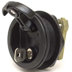 3226b Whitecap Industries Boat Hatch Latch Locking T-handle 2 1/2 Inch Black