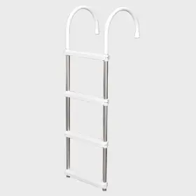 S-1877c Whitecap Marine Boat 4-step Gunwale Ladder 47 Inch Aluminum