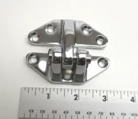 S-0990b Whitecap Marine Boat Hatch Hinge Polished Chrome Plated Brass 2 5/8 Inch X 3 1/8