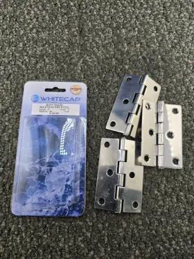 S-3418c Whitecap Qty 6 Butt Hinges 3 Inch X 2 304 Stainless Steel
