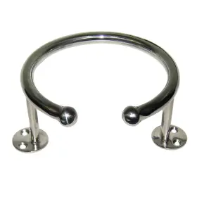 S-3516 Whitecap Top Mount Ring Ss Cup Holder-1-drink-base