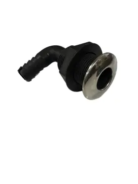 S-3808 Whitecap 316 Stainless Steel And Nylon 90 3/4 Inch Thru Hull