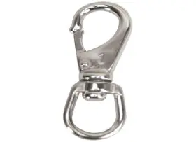 S-4022c Whitecap 3/4 Inch Eye Swivel Boat Snap Stainless Steel Size #2