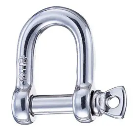 11209 Wichard High Resistance Stainless Steel 20mm- 25/32 Inch Forged D Shackle