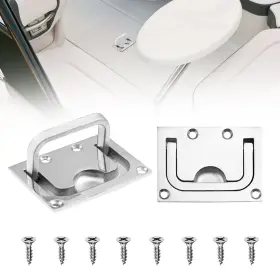 Wowpartspro 600609583050 Heavy-duty Flush Lift Handle Ring Pull For Boat Deck Hatch 316 Stainless Steel