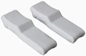Bt0309-w-2s X-haibei 2 Pcs 4 Inch Flexible Draw Latch Soft White Rubber Over Center