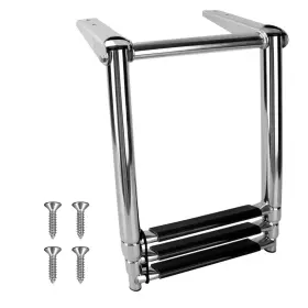 7331smh Xinkunmarine Telescoping Boat Ladders 3 Step Folding Stainless Steel Swim Ladder For