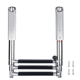 Ladder304 Xinkunmarine 972171690165 3 Step Boat Stainless Steel Folding Dive Laddertelescoping Dock Ladder