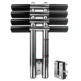 Xinkunmarine 972171690332 4 Step Boat Ladder 304 Stainless Steel Pontoon Dive Telescoping L
