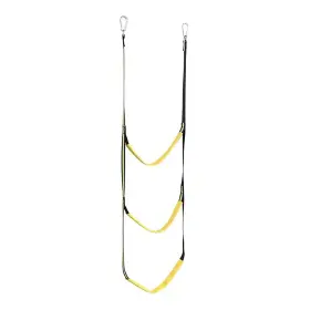Xxfbjnmd 754418614969 3 Step 38.5 Inch Boat Rope Ladder Collapsible Boarding Kayak Canoe Use