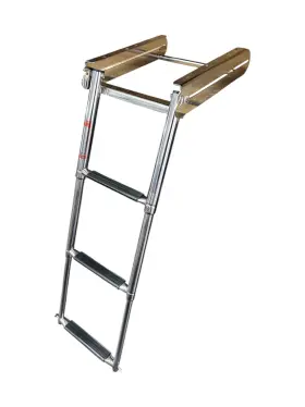 F6b-u2425-00 Yamaha Marine 3 Step Ss Ladder Under Platform New Oem