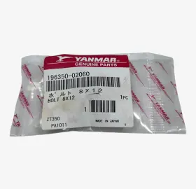 196350-02060 Yanmar 8 X12 Bolt Screw Oem