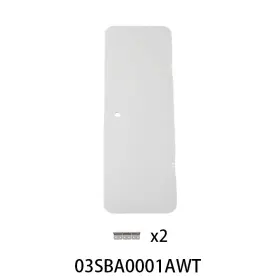 Ylw162637 Ylwspeed2000 Fit For Larson Glastron Boat White Pe Ski Locker Door Cover Lid With Hinge Kits