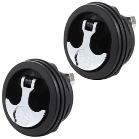 Ev0602-0000654 Ysmith T Handle Boat Latch Heavy Duty Zinc Alloy Flush Pull Slam Lock With Keys 2 Pack
