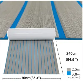 Gray-blue-90240-2021-us-2 Yuanjiasheng Gray Blue Boat Flooring Mat Eva Foam Decking Sheet Marine Carpet Yacht Cabin