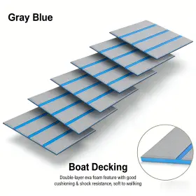 Gray-blue-90240-2021-us-7 Yuanjiasheng 7.8ft Boat Flooring Mat Eva Foam Faux Teak Decking Marine Carpet For Yacht Kayak