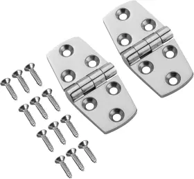 Yusove 769044113953 Marine Hinges 3 Inch X 1.5 Stainless Steel Heavy Duty Boat Trapezoidal