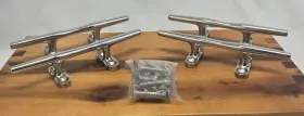 B08s7glkx5 Yusove 6 Inch Boat Dock Cleats 4 Pack 316 Stainless Steel Marine Heavy Duty New