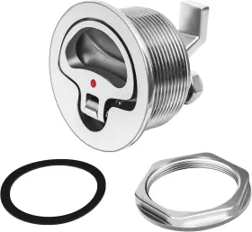 B0crb7g8bg Yusove Flush Mount Latch Fits 2-1/2 Inch Hole Non-locking Surface-mount 316 Stainless