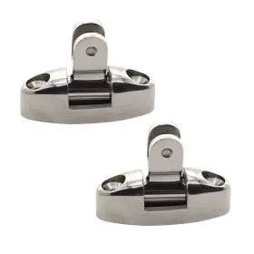 Zerniple 615855826974 2pcs 316 Stainless Steel Swivel Deck Hinge Boat Side Mount Marine Hardware