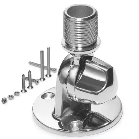 Mounts316 Zomchain 704768721435 Ratchet Rail Mount Marine Vhf Antenna Stainless Steel Adjustable Base