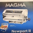 Magma Newport Ii Infrared Portable Gas Grill Stainless Steel Folding Legs 18X9". Price: $299.00.