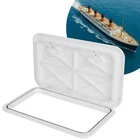 24" X 14" White Marine Boat Deck Access Hatch & Lid New. Price: $45.14.