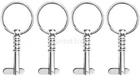 Four Pcs Of Marine Grade Stainless Bimini Top Pins W/drop Cam & Spring 1/4" X 1" New. Price: $11.85.