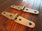 Sea Dog Stainless Steel Strap Hinge 6 #10 Fastener 205400-1 (pair) Used. Price: $19.99.