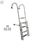 Brand New Stainless Steel Folding Ladder Telescoping 400 Lb. Limit 2 STEP+3. Price: $76.96.