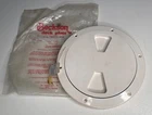 Beckson Marine DP60-W 6" Smooth Center Screw-out Deck Plate White New. Price: $25.00.