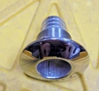 Attwood Thru-hull Connector 1-1/4" Hose Id Stainless 2.25" Tail #66544 New. Price: $54.99.