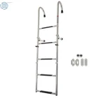 Stainless Steel Folding Ladder Telescoping 400 Lb. Limit 2 STEP+3 Silver New. Price: $78.35.