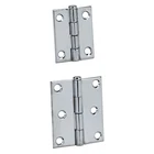 Perko 2-1/2" X Chrome Plated Zinc Butt Hinges Removable Pin New. Price: $40.26.