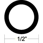 Taco Metals Inc. V12-0003BKA50-1 Black Vinyl Insert 50' New. Price: $103.18.