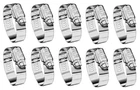 Breeze 63128 Power Seal Sae 5-5/8" To 8-1/2" Stainless Steel Hose Clamp (10) New. Price: $59.95.