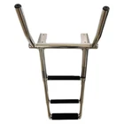 Marine City 4 Step 316 Stainless Steel Telescoping Ladder W/ Handle For Boats New. Price: $189.00.
